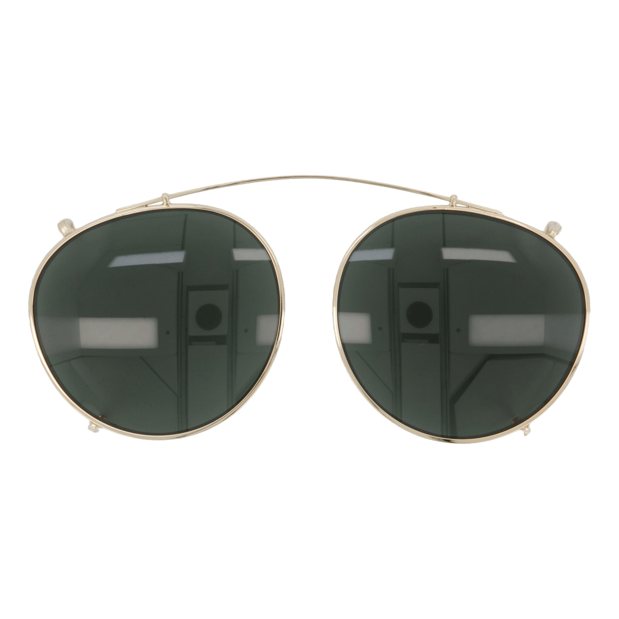 Paris Large Clip-ons Gold & Green