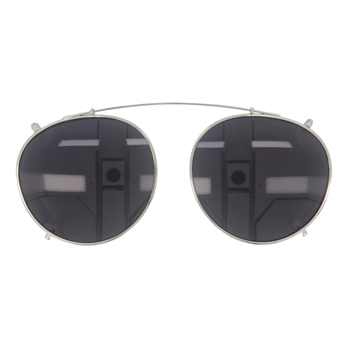 Paris Large Clip-ons Silver & Grey