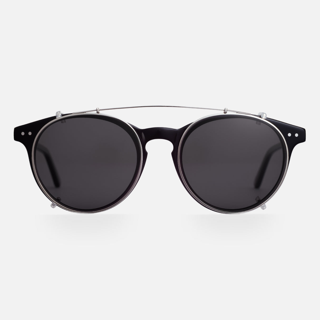 Paris Clip-ons Silver & Grey