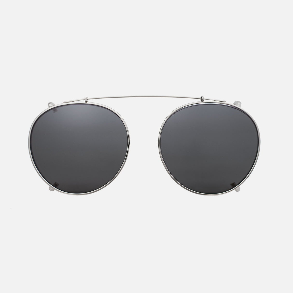 Paris Large Clip-ons Silver & Grey