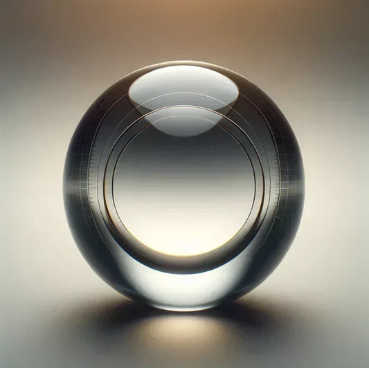 Close-up van een contactlens