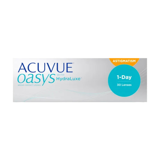 Acuvue Oasys 1-Day with Hydraluxe for Astigmatism 30-pack