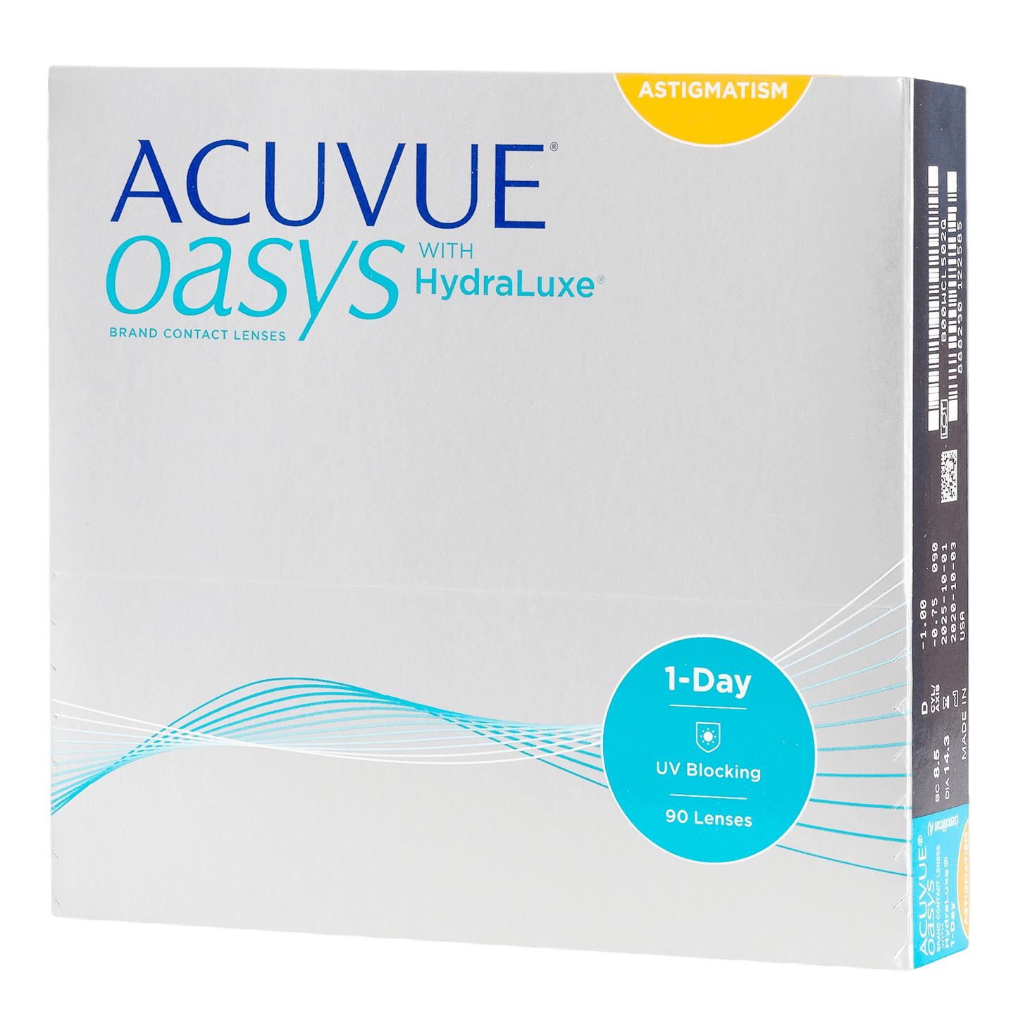 Acuvue Oasys 1-Day with Hydraluxe for Astigmatism 90-pack